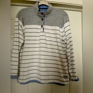 long sleeve top striped size L Orvis-ladies